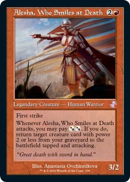 Alesha, Who Smiles at Death 338 card from Time Spiral: Remastered