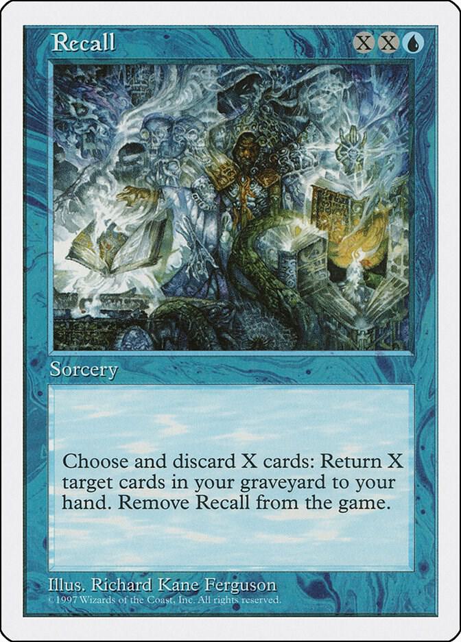 Recall card from Fifth Edition