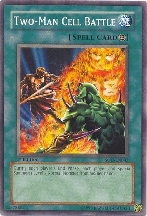 Two-Man Cell Battle SOD-EN045 card from Soul of the Duelist