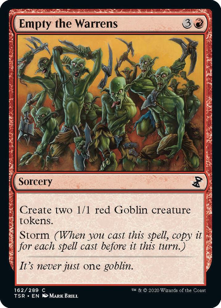 Empty the Warrens 162 card from Time Spiral: Remastered
