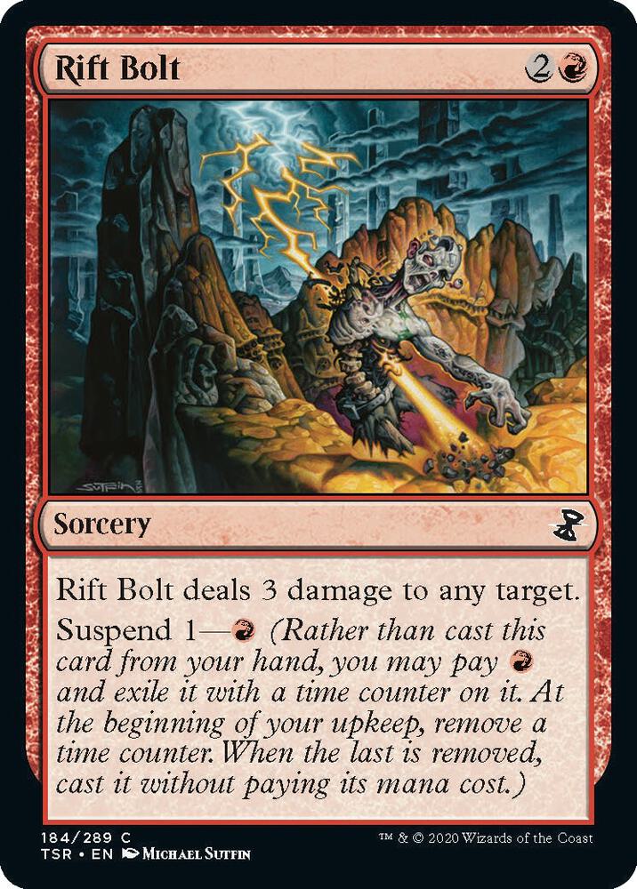 Rift Bolt 184 card from Time Spiral: Remastered