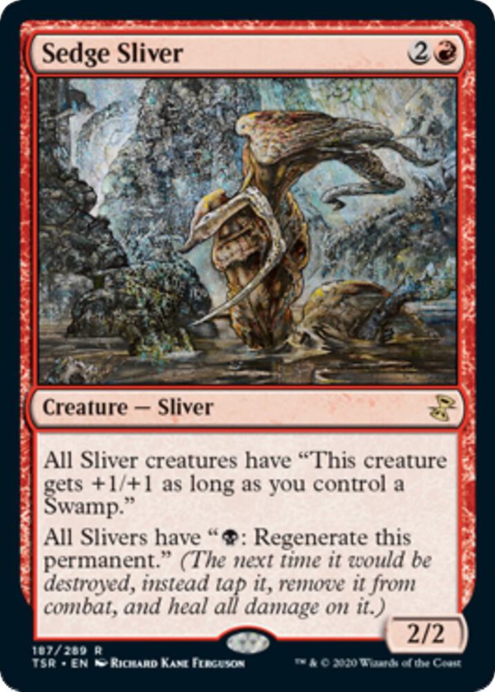 Sedge Sliver 187 card from Time Spiral: Remastered