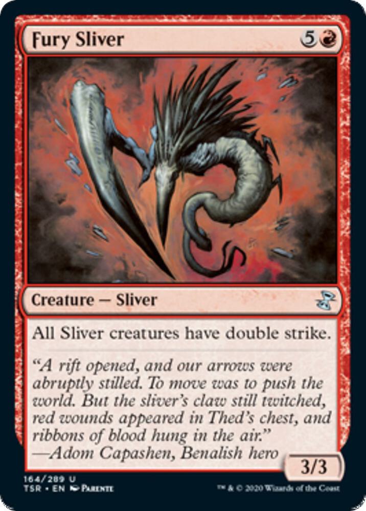 Fury Sliver 164 card from Time Spiral: Remastered