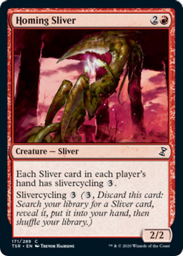 Homing Sliver 171 card from Time Spiral: Remastered