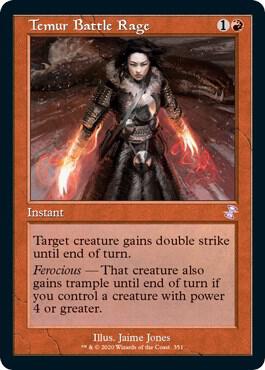 Temur Battle Rage 351 card from Time Spiral: Remastered