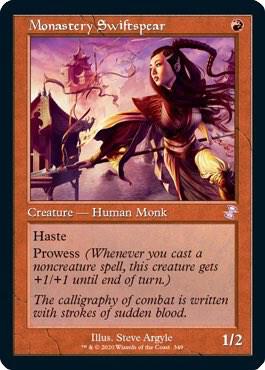 Monastery Swiftspear 349 card from Time Spiral: Remastered