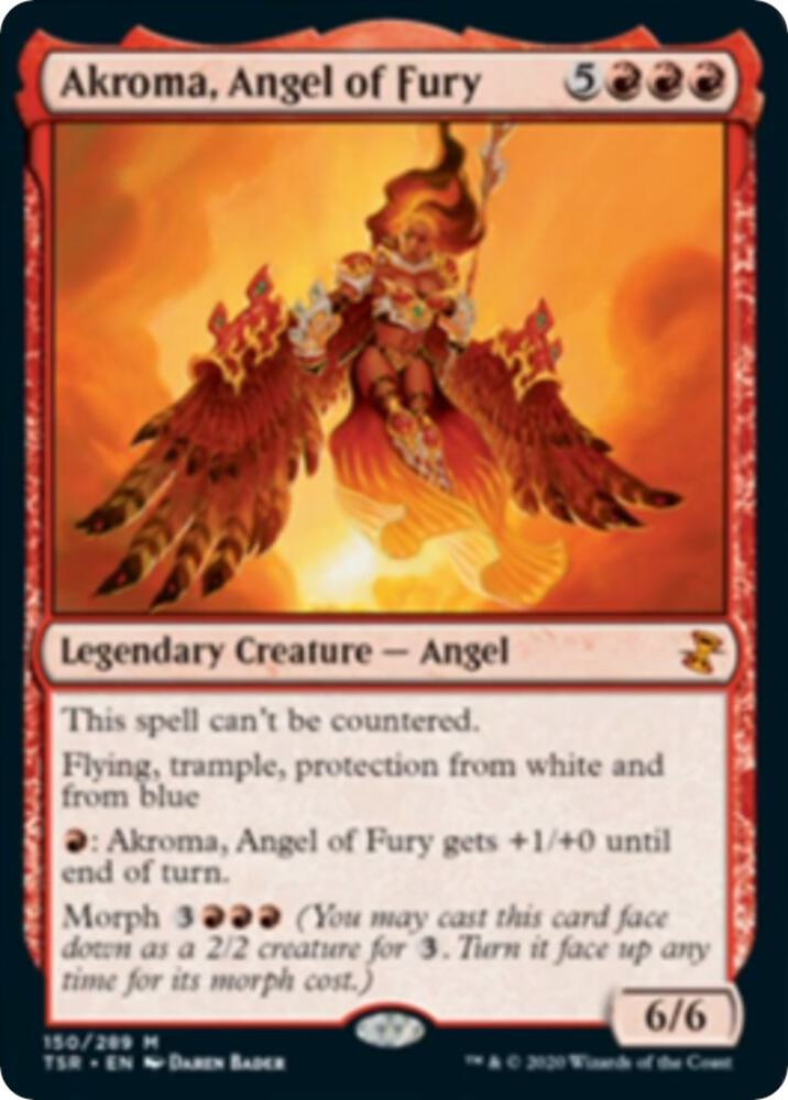 Akroma, Angel of Fury 150 card from Time Spiral: Remastered