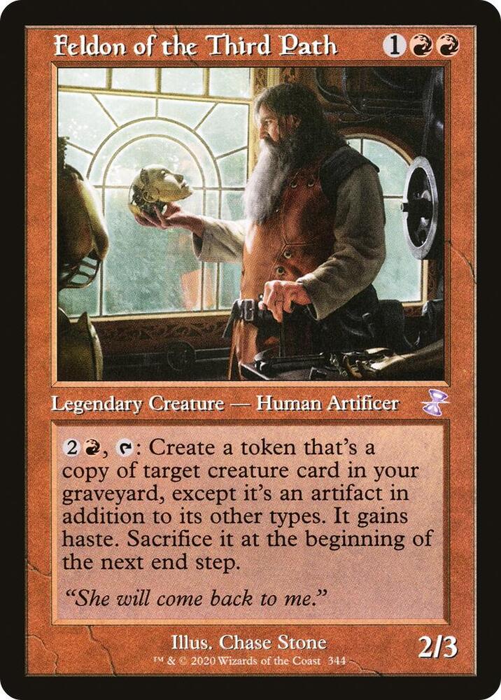 Feldon of the Third Path 344 card from Time Spiral: Remastered
