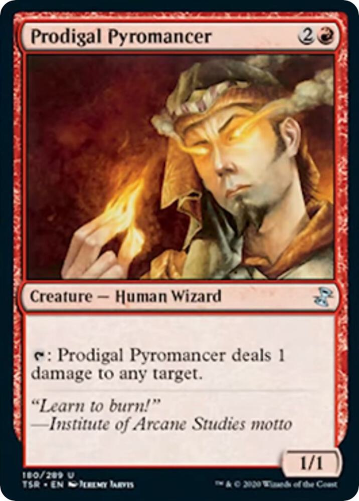 Prodigal Pyromancer 180 card from Time Spiral: Remastered