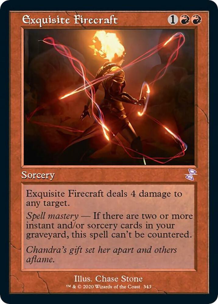 Exquisite Firecraft 343 card from Time Spiral: Remastered