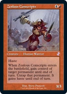 Zealous Conscripts 354 card from Time Spiral: Remastered