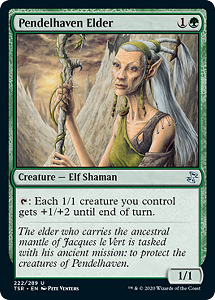Pendelhaven Elder 222 card from Time Spiral: Remastered