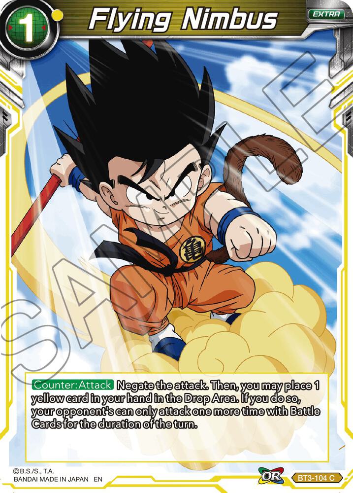 Flying Nimbus (Reprint) BT3-104 card from Battle Evolution Booster