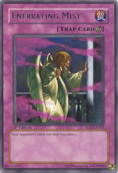 Enervating Mist SOD-EN053 card from Soul of the Duelist