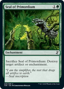 Seal of Primordium 228 card from Time Spiral: Remastered