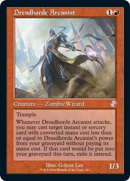 Dreadhorde Arcanist 341 card from Time Spiral: Remastered