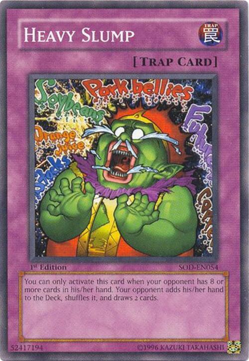 Heavy Slump SOD-EN054 card from Soul of the Duelist