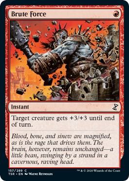 Brute Force 157 card from Time Spiral: Remastered