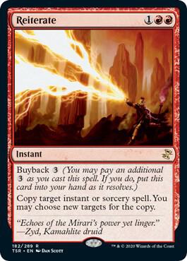Reiterate 182 card from Time Spiral: Remastered