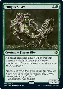 Fungus Sliver 203 card from Time Spiral: Remastered
