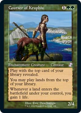 Courser of Kruphix 359 card from Time Spiral: Remastered
