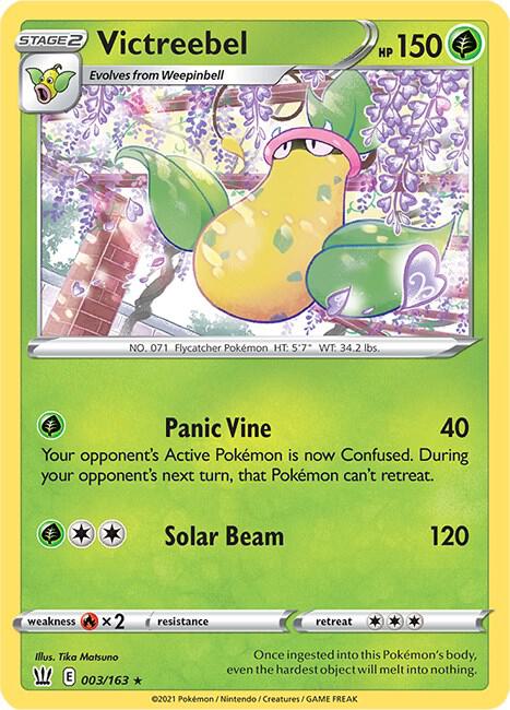 Victreebel 003/163 card from SWSH05: Battle Styles