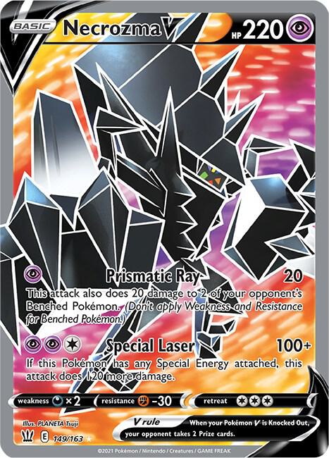 Necrozma V (Full Art) 149/163 card from SWSH05: Battle Styles