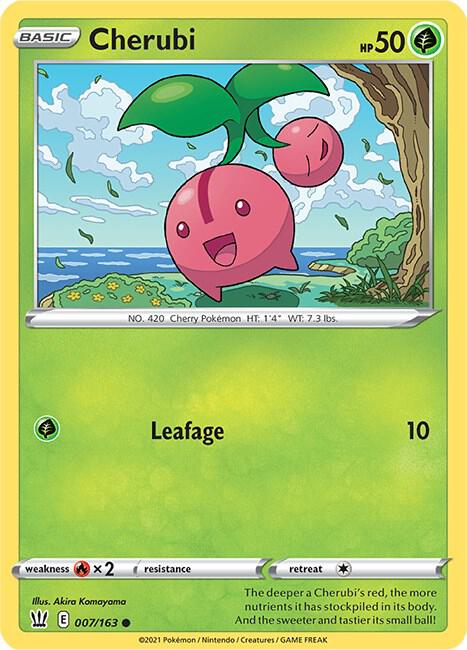 Cherubi 007/163 card from SWSH05: Battle Styles