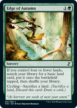 Edge of Autumn 201 card from Time Spiral: Remastered