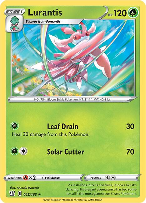 Lurantis 015/163 card from SWSH05: Battle Styles