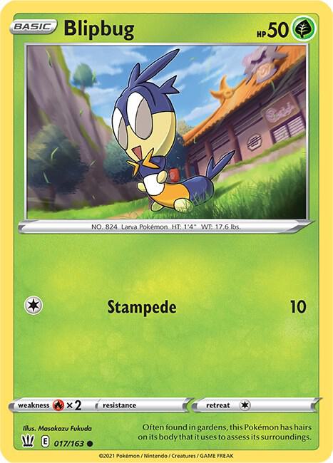 Blipbug 017/163 card from SWSH05: Battle Styles