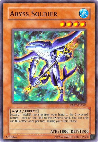 Abyss Soldier (Capsule Monster Coliseum) CMC-EN001 card from Yu-Gi-Oh! Video Game Promotional Cards