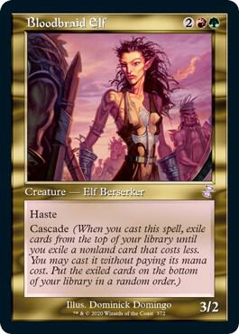 Bloodbraid Elf 372 card from Time Spiral: Remastered