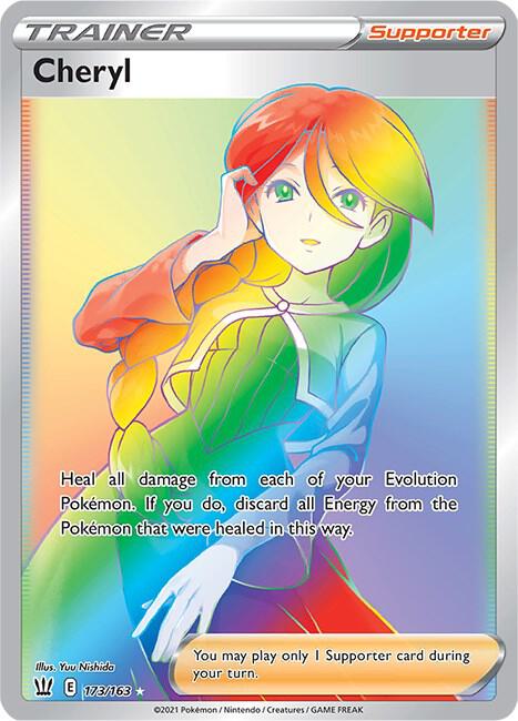 Cheryl (Secret) 173/163 card from SWSH05: Battle Styles