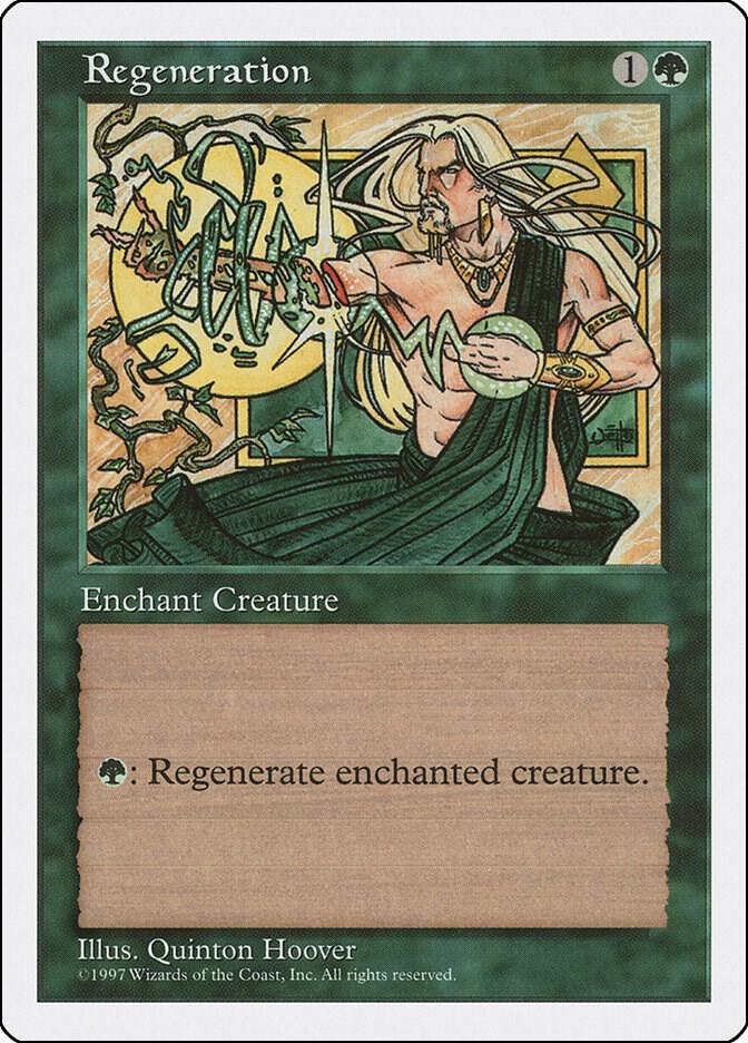 Regeneration card from Fifth Edition
