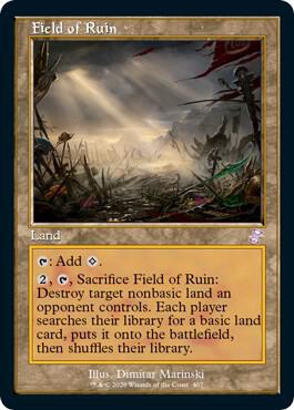 Field of Ruin 407 card from Time Spiral: Remastered