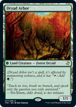Dryad Arbor 277 card from Time Spiral: Remastered