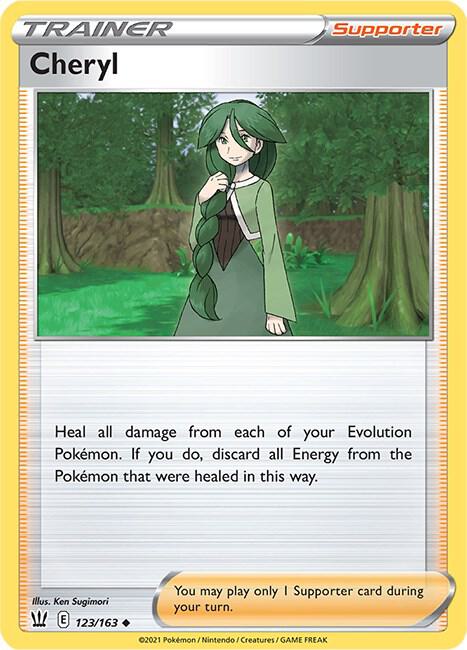 Cheryl 123/163 card from SWSH05: Battle Styles