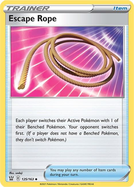 Escape Rope 125/163 card from SWSH05: Battle Styles