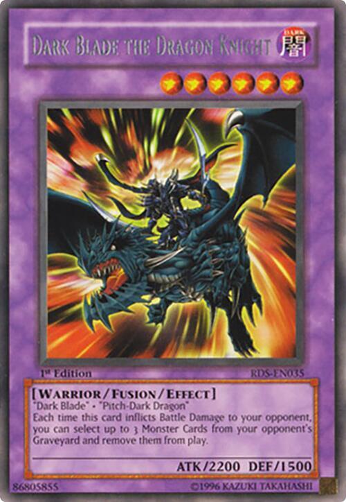 Dark Blade the Dragon Knight RDS-EN035 card from Rise of Destiny