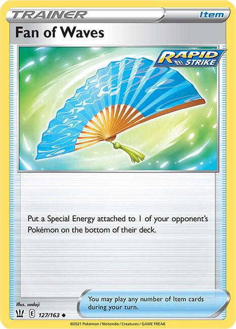Fan of Waves 127/163 card from SWSH05: Battle Styles