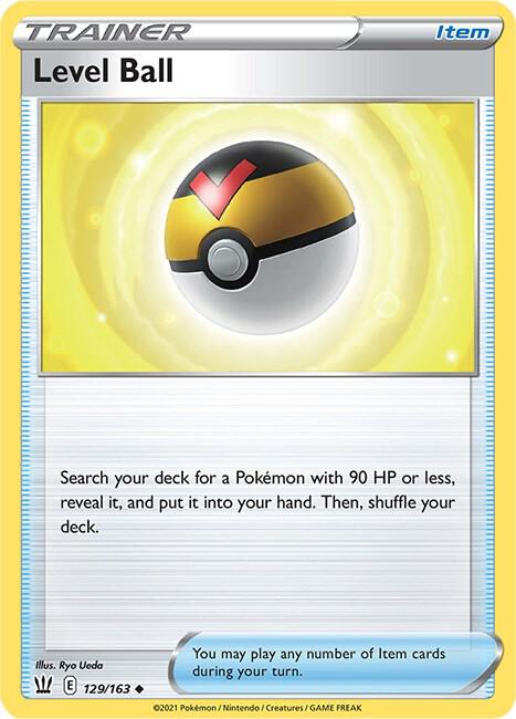 Level Ball 129/163 card from SWSH05: Battle Styles