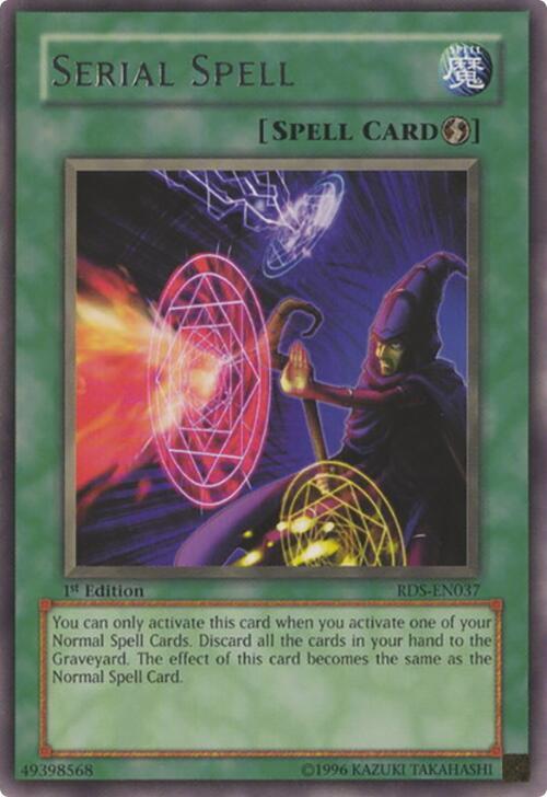 Serial Spell RDS-EN037 card from Rise of Destiny