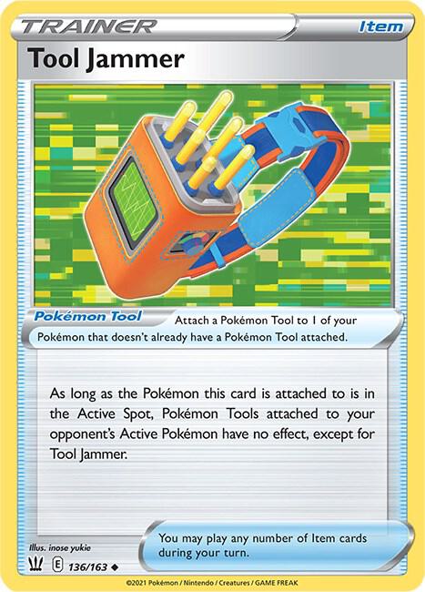 Tool Jammer 136/163 card from SWSH05: Battle Styles