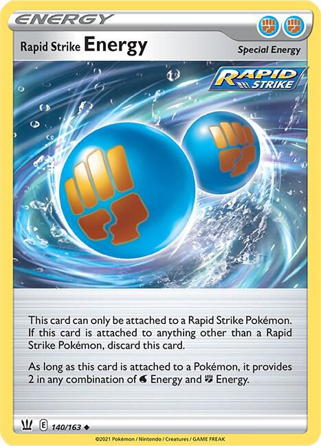 Rapid Strike Energy 140/163 card from SWSH05: Battle Styles