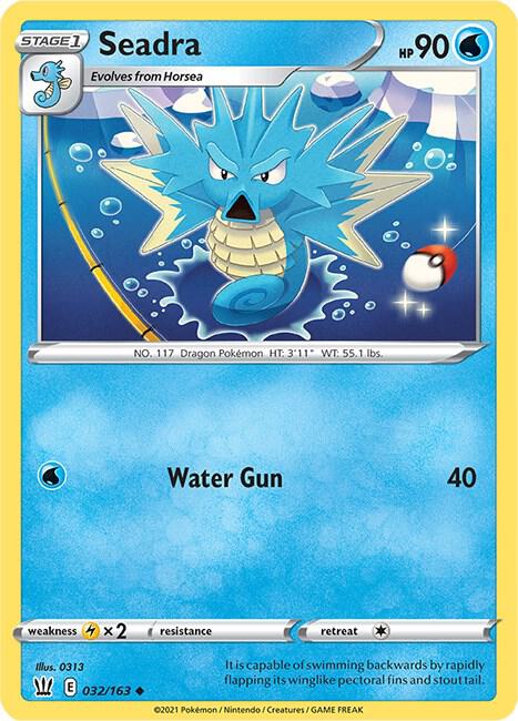 Seadra 032/163 card from SWSH05: Battle Styles