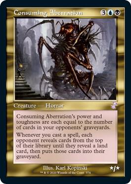 Consuming Aberration 374 card from Time Spiral: Remastered
