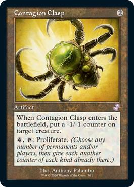 Contagion Clasp 391 card from Time Spiral: Remastered