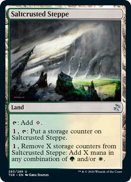Saltcrusted Steppe 283 card from Time Spiral: Remastered