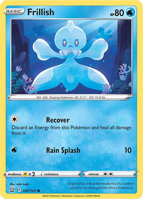Frillish 041/163 card from SWSH05: Battle Styles